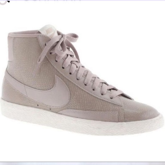 Nike x J Crew Women’s Blazer Mid Top Snakeskin Sneakers, 12 - Picture 1 of 8